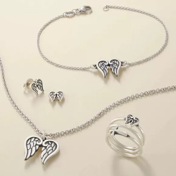 Fashion James Avery Artisan Jewelry Angel Wings Studs