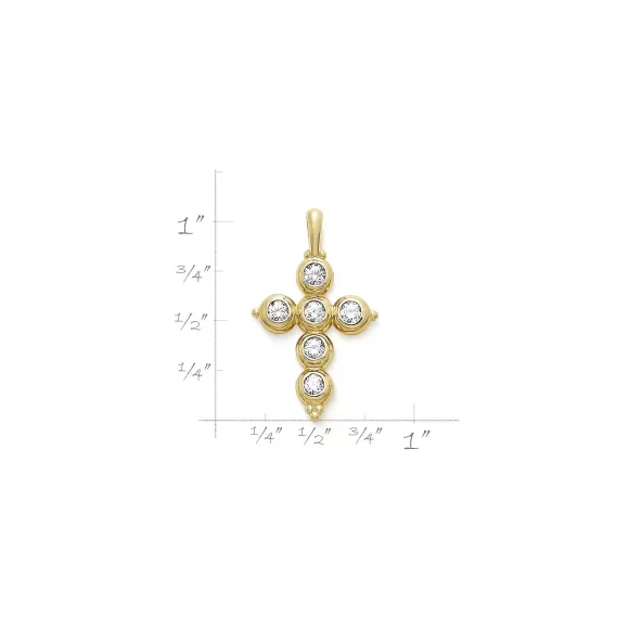 Fashion James Avery Artisan Jewelry Antiquity Gemstone Cross Pendant