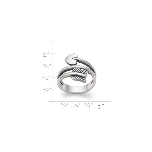 Sale James Avery Artisan Jewelry Arrow And Heart Ring