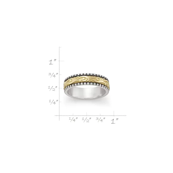 Sale James Avery Artisan Jewelry Beaded Scrolled Wedding Ring