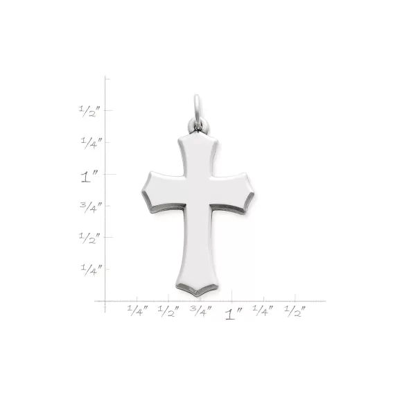 New James Avery Artisan Jewelry Beveled Clechee Cross Pendant