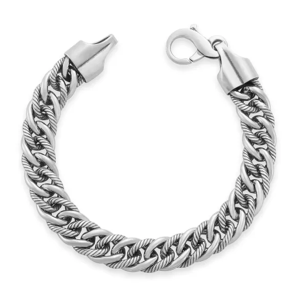 New James Avery Artisan Jewelry Bold Twisted Link Curb Bracelet