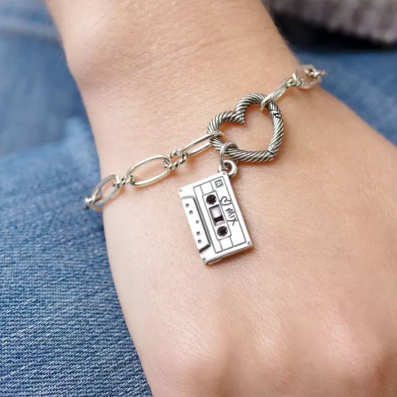 Fashion James Avery Artisan Jewelry Changeable Heart Charm Bracelet