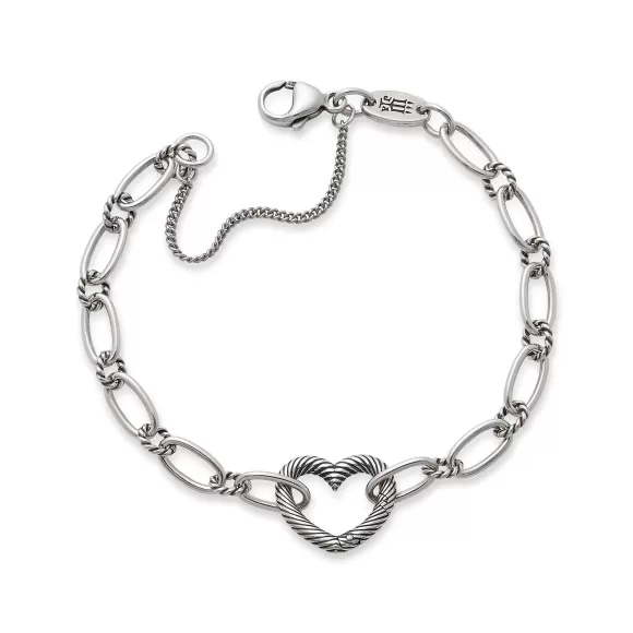 Fashion James Avery Artisan Jewelry Changeable Heart Charm Bracelet