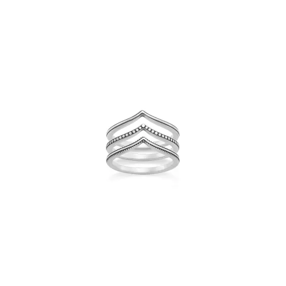 Clearance James Avery Artisan Jewelry Chevron Ring Set