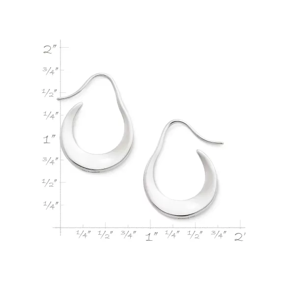 Flash Sale James Avery Artisan Jewelry Classic Crescent Hoops