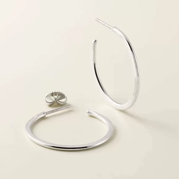 New James Avery Artisan Jewelry Classic Hammered Hoops