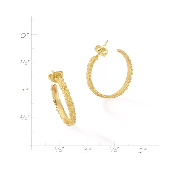 Best Sale James Avery Artisan Jewelry Delicate Margarita Hoops