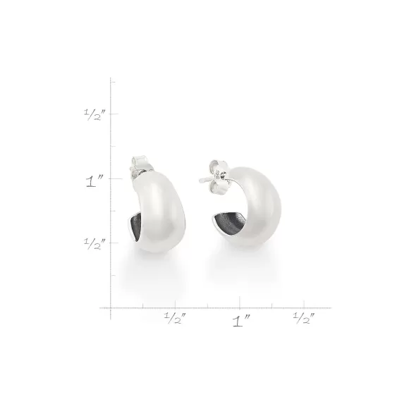Hot James Avery Artisan Jewelry Domed Hoops