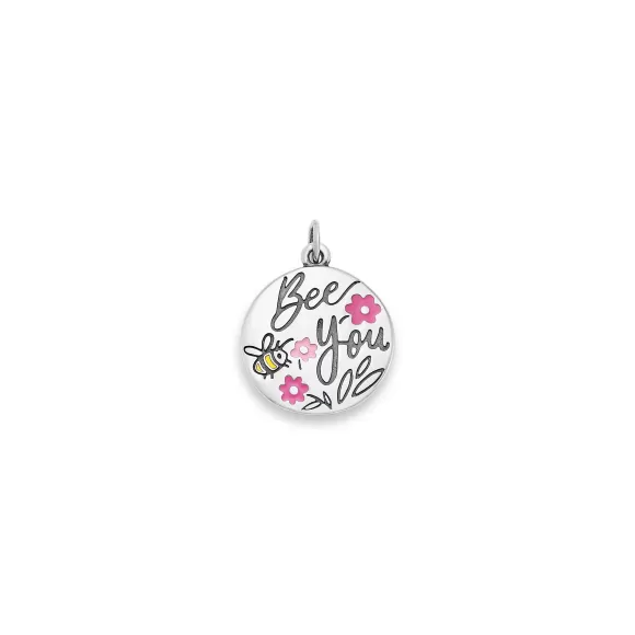 Cheap James Avery Artisan Jewelry Enamel Bee You Charm Pink