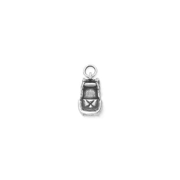 New James Avery Artisan Jewelry Enamel Christmas Sleigh Charm Red