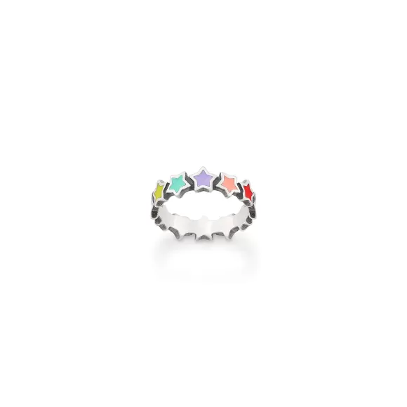 Cheap James Avery Artisan Jewelry Enamel Connected Stars Ring