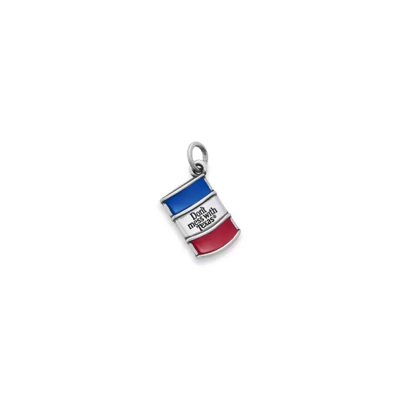 Hot James Avery Artisan Jewelry Enamel Don'T Mess With Texas Charm Blue
