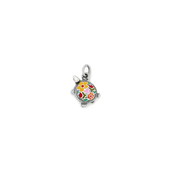 Store James Avery Artisan Jewelry Enamel Festive Turtle Charm Multi-Color