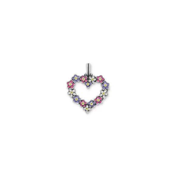 Shop James Avery Artisan Jewelry Enamel Floral Heart Wreath Pendant Purple