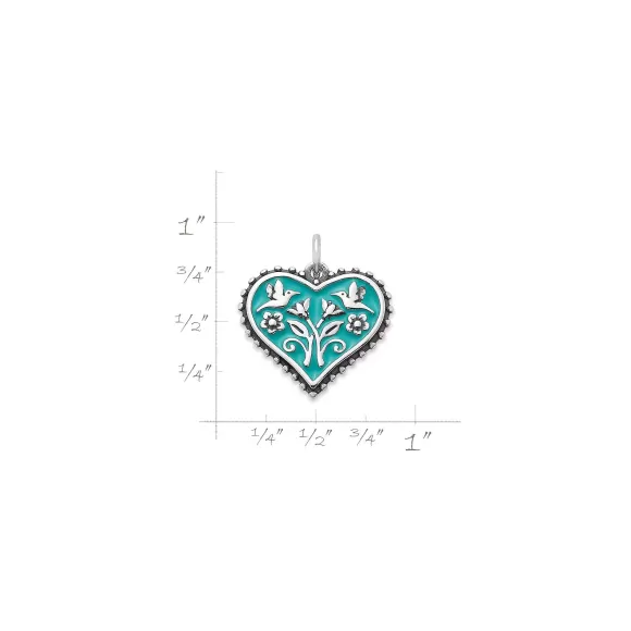 Hot James Avery Artisan Jewelry Enamel Hearts In Bloom Charm