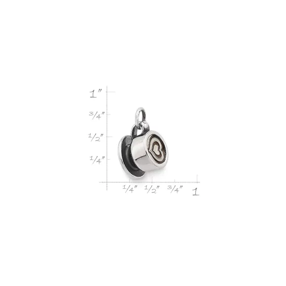 Shop James Avery Artisan Jewelry Enamel Latte Love Charm Brown