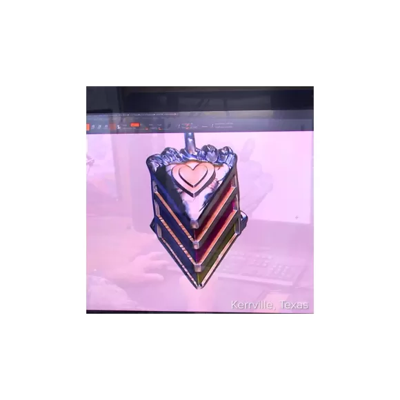 Sale James Avery Artisan Jewelry Enamel Layer Cake Charm Multi-Color