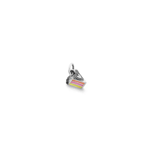Sale James Avery Artisan Jewelry Enamel Layer Cake Charm Multi-Color