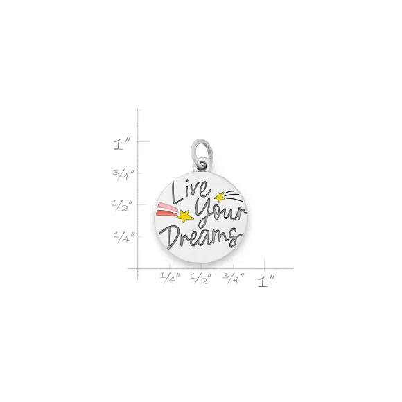 Cheap James Avery Artisan Jewelry Enamel Live Your Dreams Charm Yellow