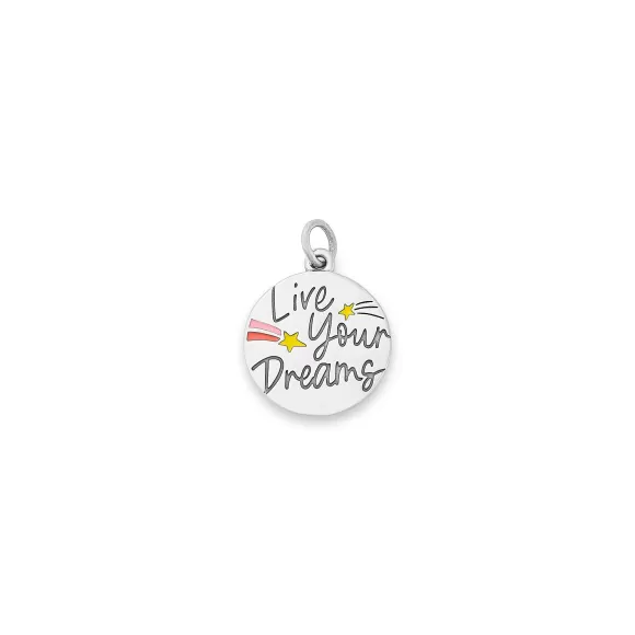 Cheap James Avery Artisan Jewelry Enamel Live Your Dreams Charm Yellow