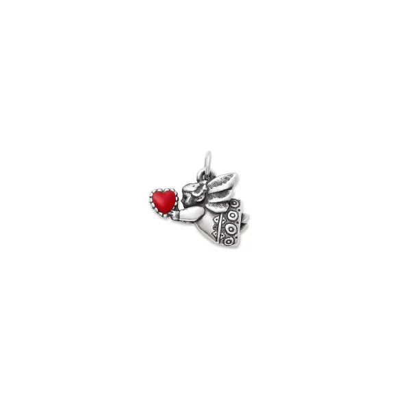 Online James Avery Artisan Jewelry Enamel Love Angel Charm Red