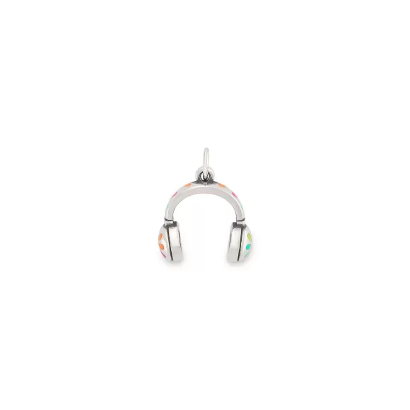 Store James Avery Artisan Jewelry Enamel Love My Headphones Charm Multi-Color