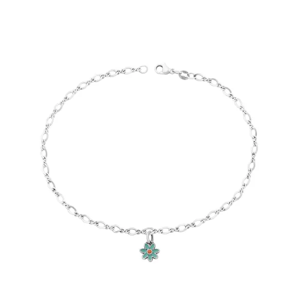 Flash Sale James Avery Artisan Jewelry Enamel Mini Flower Anklet