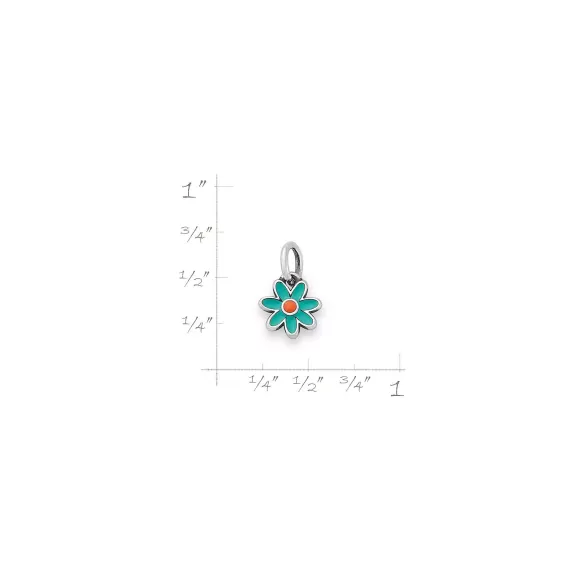 Hot James Avery Artisan Jewelry Enamel Mini Flower Charm