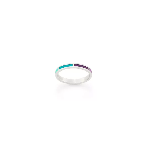 Cheap James Avery Artisan Jewelry Enamel Mosaic Stacker Ring