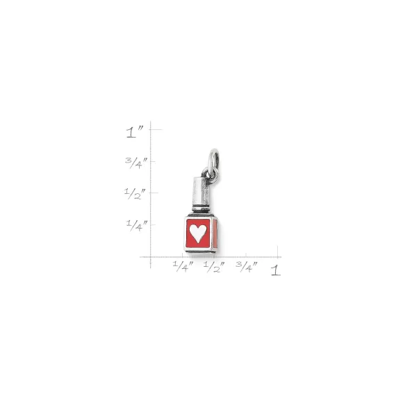 Clearance James Avery Artisan Jewelry Enamel Nail Polish Charm Red