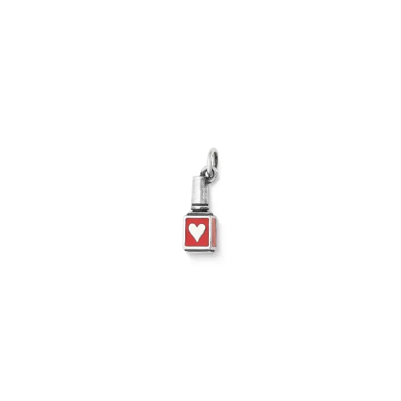 Clearance James Avery Artisan Jewelry Enamel Nail Polish Charm Red