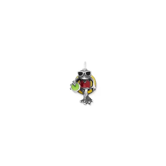 New James Avery Artisan Jewelry Enamel Party Frog Charm