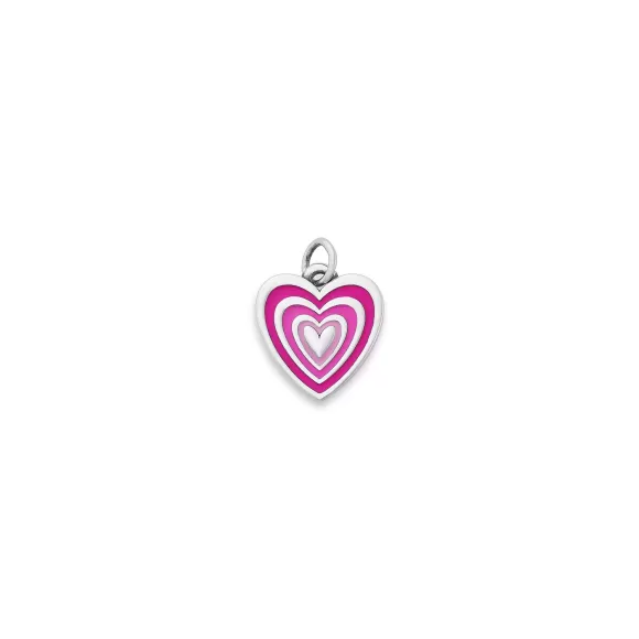 Discount James Avery Artisan Jewelry Enamel Radiant Heart Charm Pink