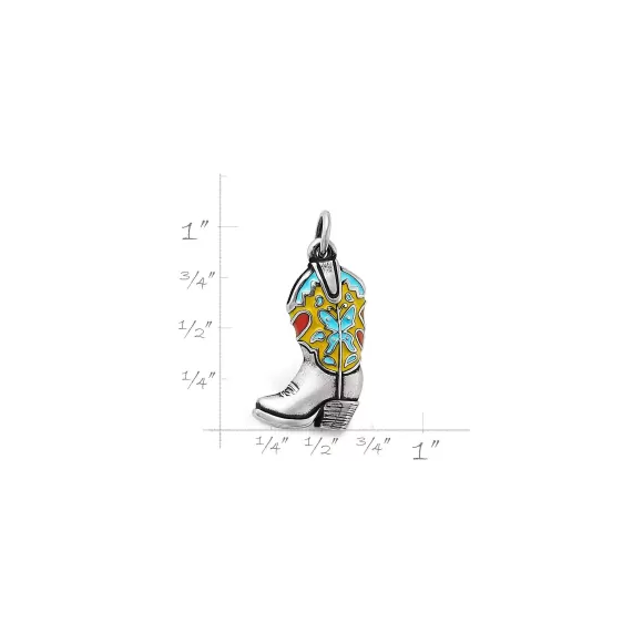 Outlet James Avery Artisan Jewelry Enamel Western Boot Charm Yellow