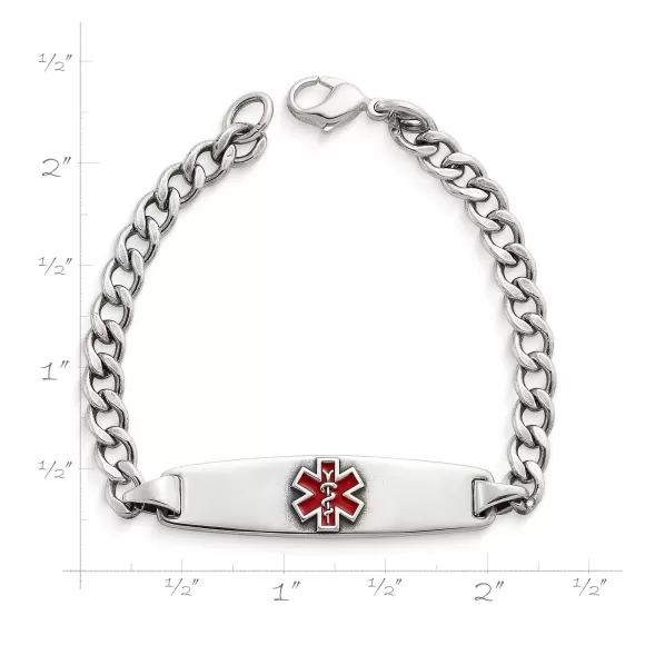 Flash Sale James Avery Artisan Jewelry Enameled Medical Alert Bracelet Red