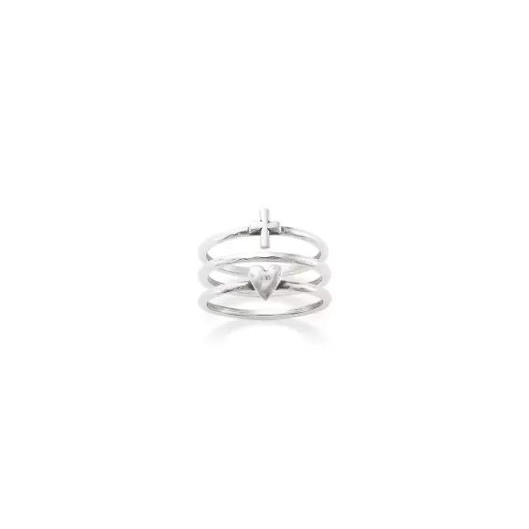 Clearance James Avery Artisan Jewelry Faith And Love Ring Set