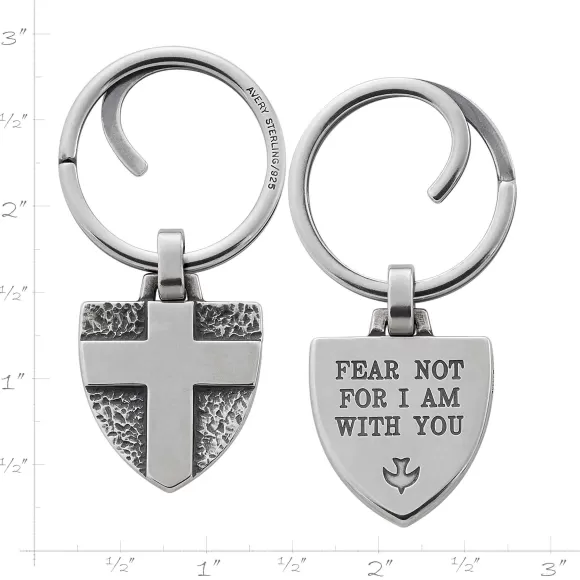 Cheap James Avery Artisan Jewelry Fear Not... Key Chain