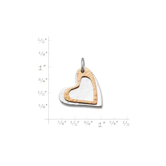 New James Avery Artisan Jewelry Fearless Hearts Charm