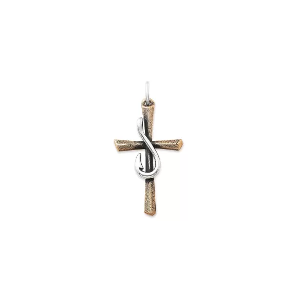 Best Sale James Avery Artisan Jewelry Fishers Of Men Sculpted Cross Pendant