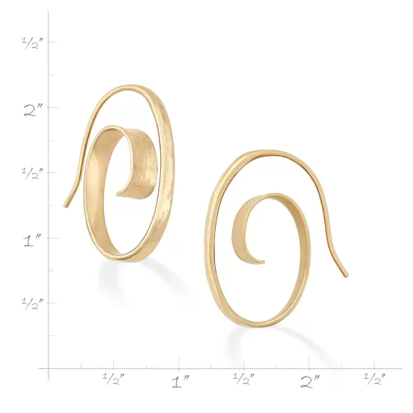 Cheap James Avery Artisan Jewelry Floating Spiral Hoops