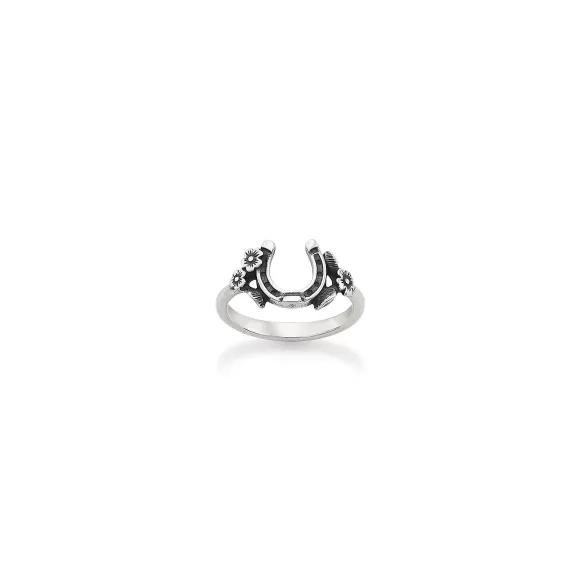 Hot James Avery Artisan Jewelry Floral Horseshoe Ring