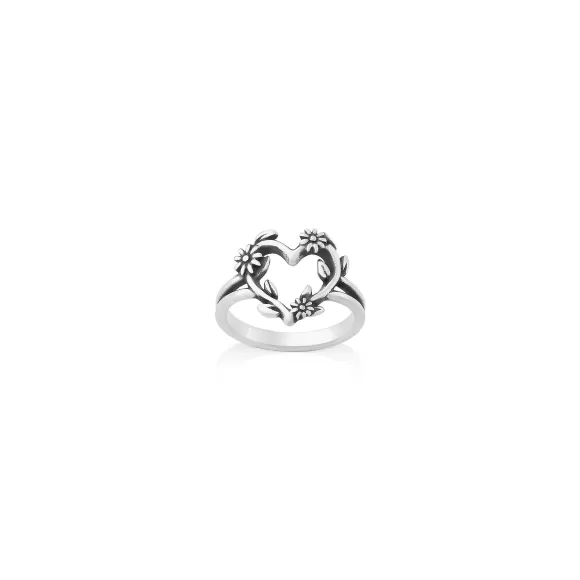 Sale James Avery Artisan Jewelry Flowering Vines Heart Ring