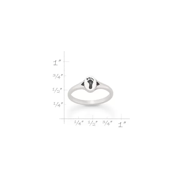 Fashion James Avery Artisan Jewelry Footprint And Hearts Ring