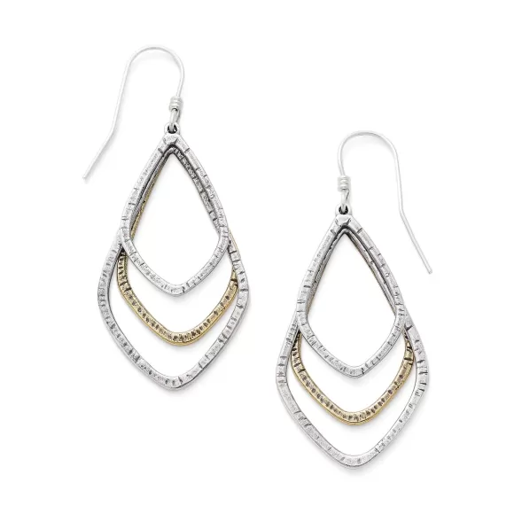 New James Avery Artisan Jewelry Forged Elements Dangle Earrings