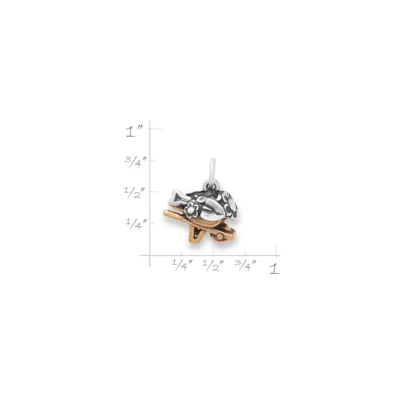 Hot James Avery Artisan Jewelry Garden Wheelbarrow Charm