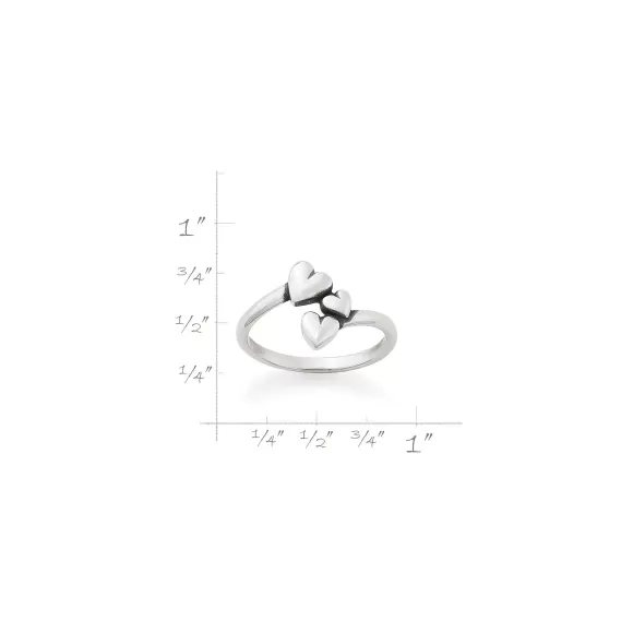 Cheap James Avery Artisan Jewelry Gathered Hearts Ring