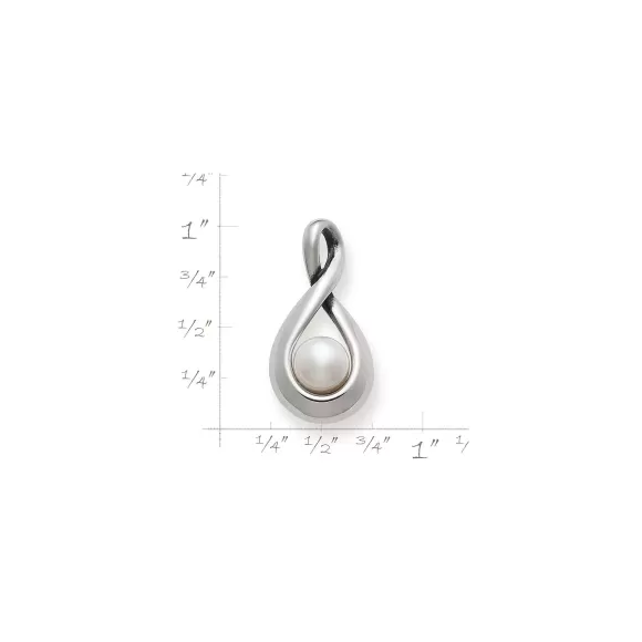 Clearance James Avery Artisan Jewelry Graceful Twist Pendant With Cultured Pearl