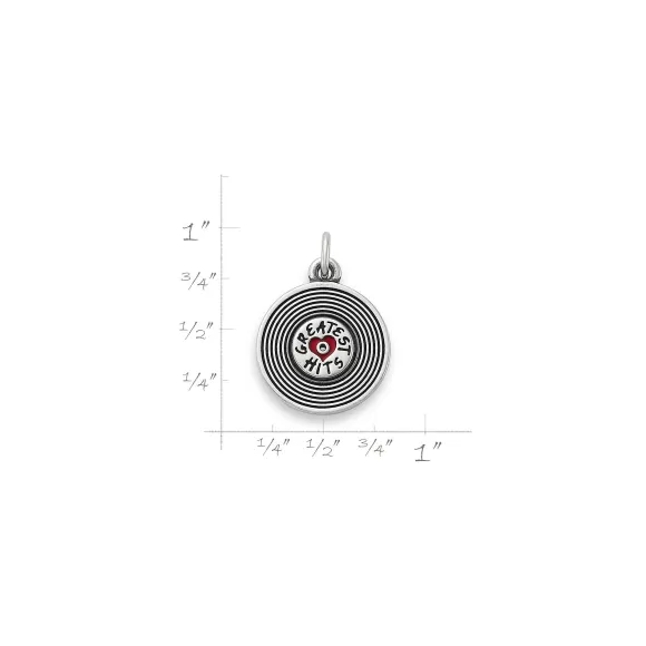 Flash Sale James Avery Artisan Jewelry Greatest Hits Album Enamel Charm Red