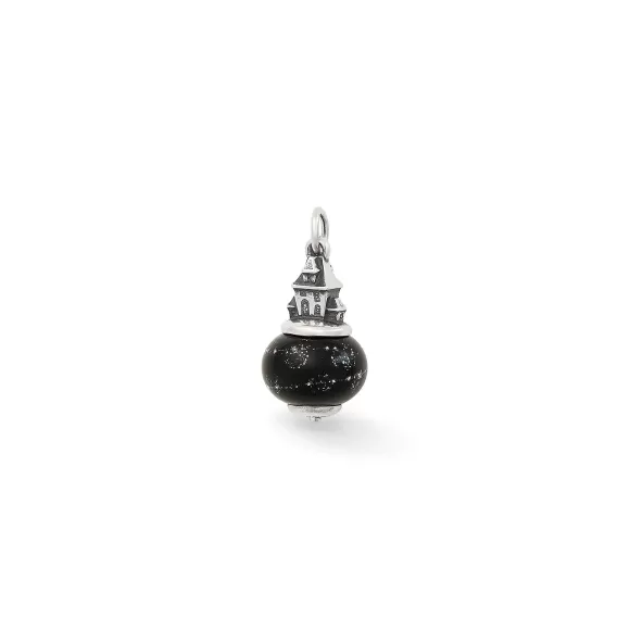 Shop James Avery Artisan Jewelry Haunted House Art Glass Charm Black